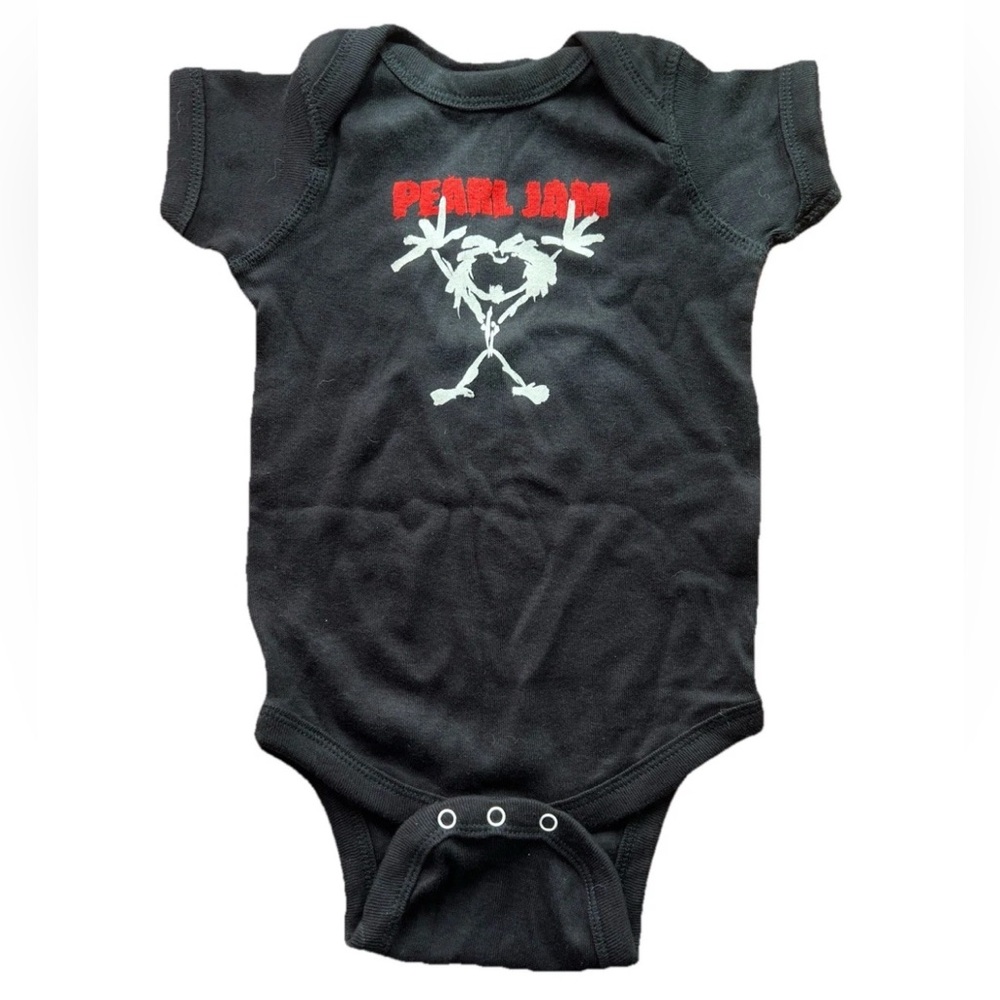 Pearl Jam stickman Onesie 12 months NEW
